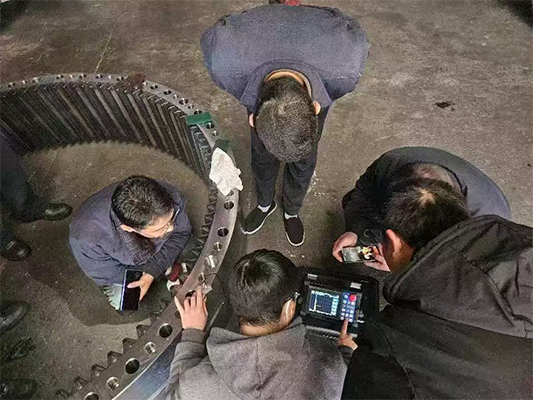 測無損滲碳層厚度，中高頻大型齒輪淬火層深度測量，回轉(zhuǎn)體支撐淬火層測量